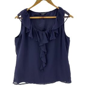 ST. John Sleeveless Silk Blouse